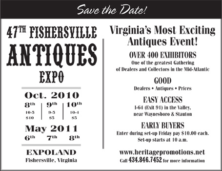 Fisherville Antique Expo Ad